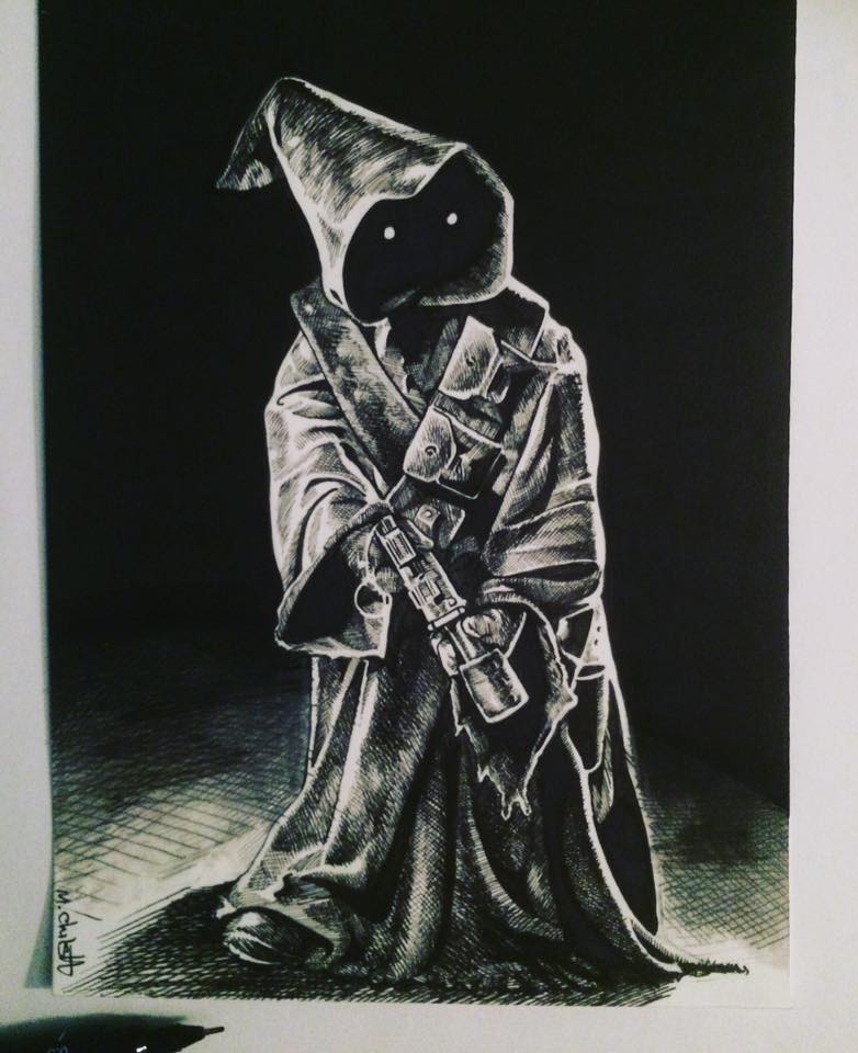 See Java Ink Jawa, ink drawing by mrmarkchilcott on DeviantArt