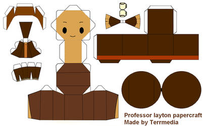 Professor Layton Papercraft