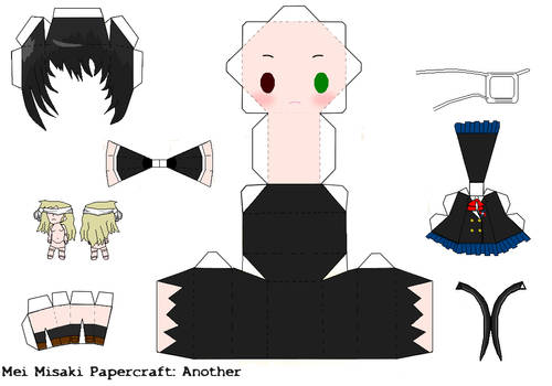 Mei Misaki Papercraft Another