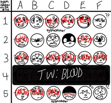 10/30 open | cheap expression chart ych