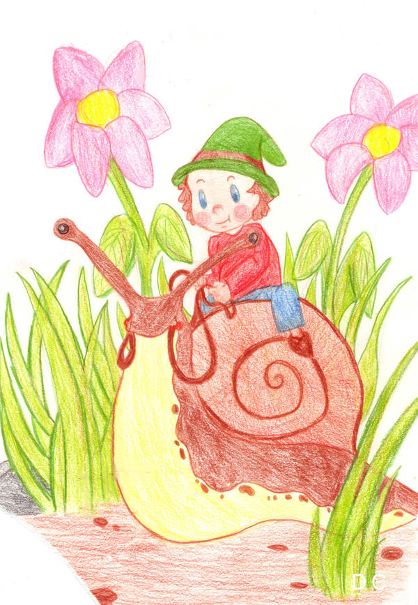 Snail Rider by nuttydragon on DeviantArt