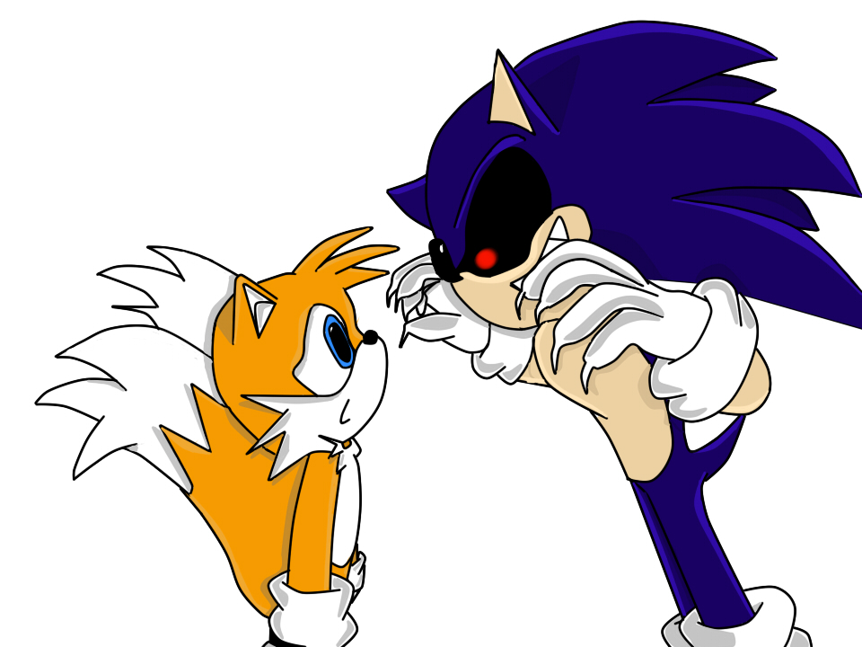 Sonic standing with tails.exe by Ilikewerewolves -- Fur Affinity [dot] net