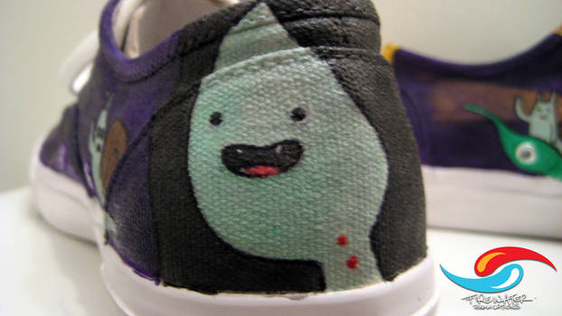 Custom painted Adventure time kicks3