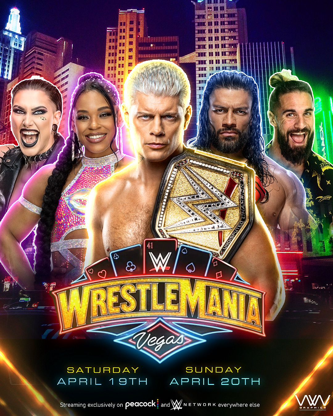 Wrestlemania 41 Poster by WWGFX on DeviantArt