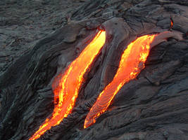Flowing Lava