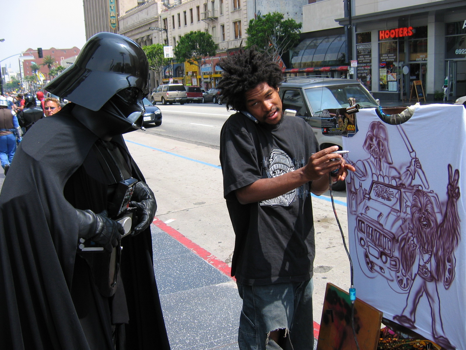 Lord Vader Gets His Portrait