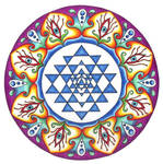 Shri Yantra Mandala by ChaoticatCreations