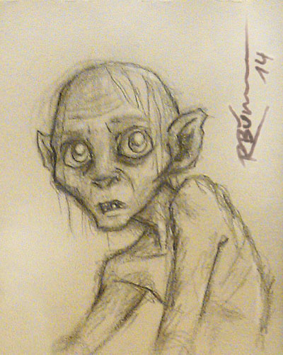 Gollum sketch