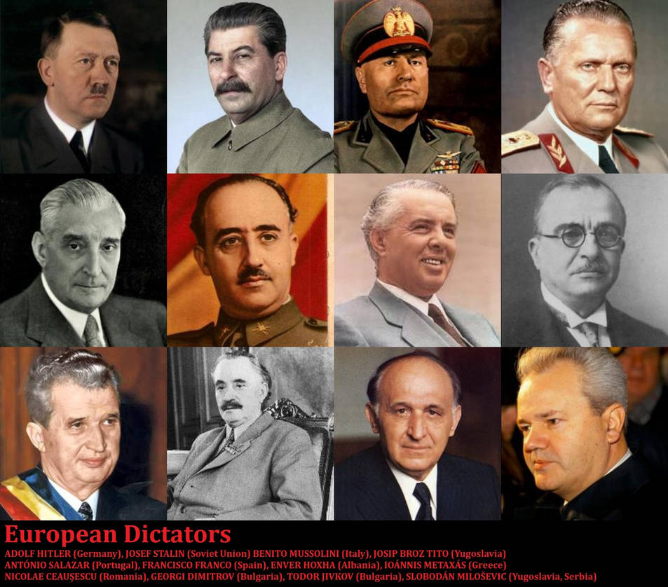 European Dictators by VictorVanVoorhees on DeviantArt European Dictators by VictorVanVoorhees on DeviantArt