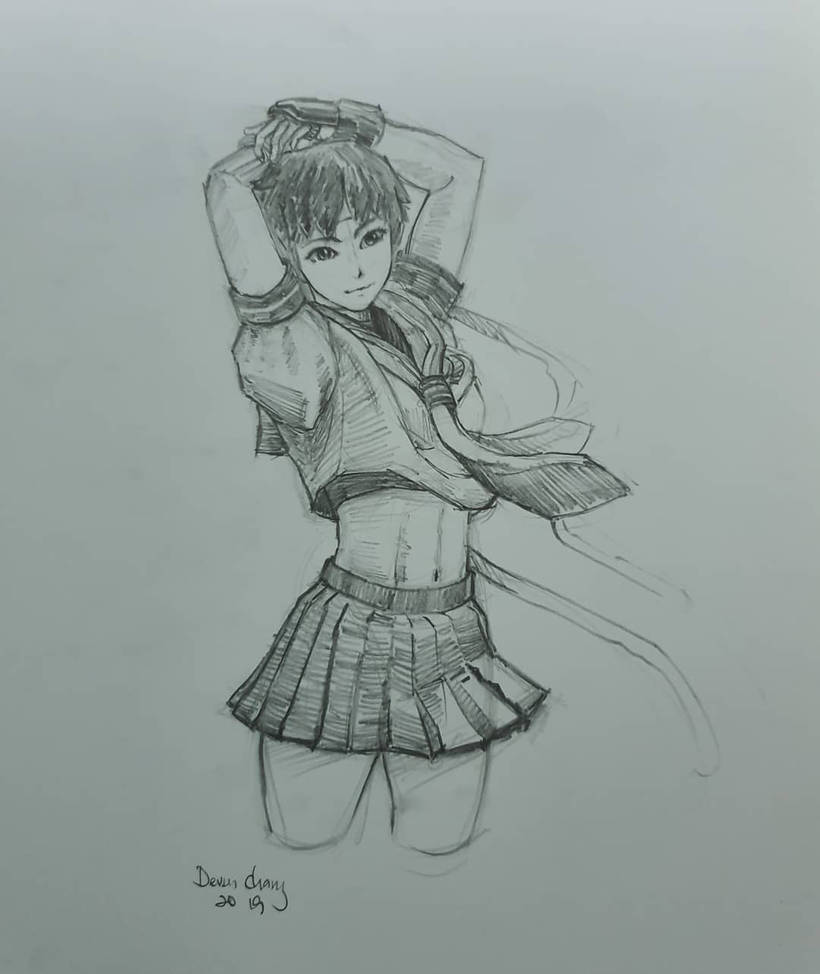 Daily art sketch by DevenchangArt on DeviantArt
