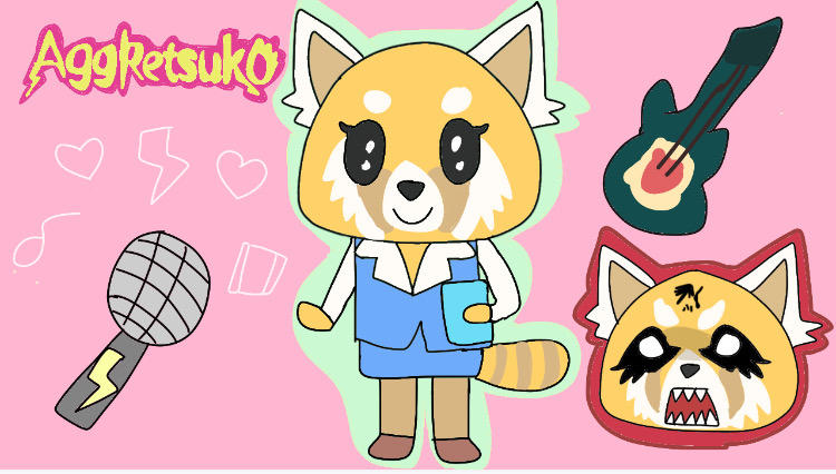 Aggretsuko Pattern Aggretsuko (My Style) by SnowSugarDashie on DeviantArt