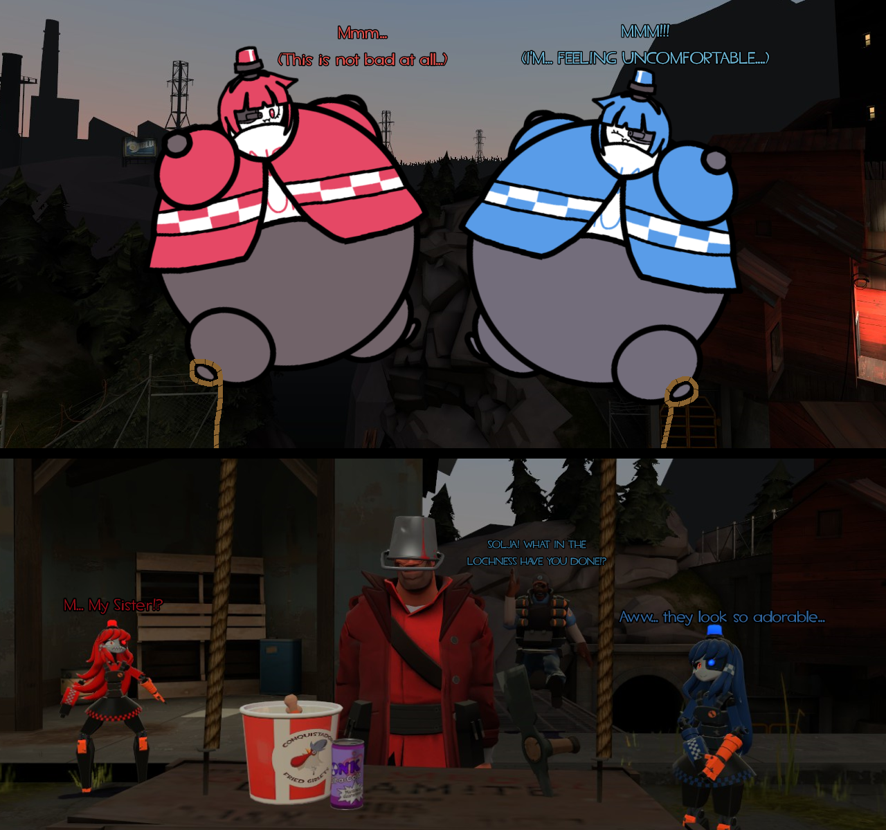 Two Bloated Mini Sentry by JohnCereal986 on DeviantArt