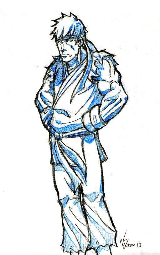 Drawing Practice Ryu Ryu Sketch by WillJonesArt on DeviantArt