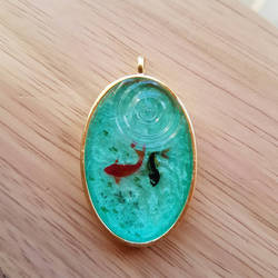 Resin Koi Pond Pendant