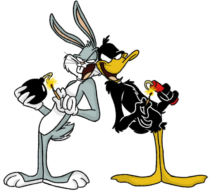 Bugs Bunny y el Pato Lucas