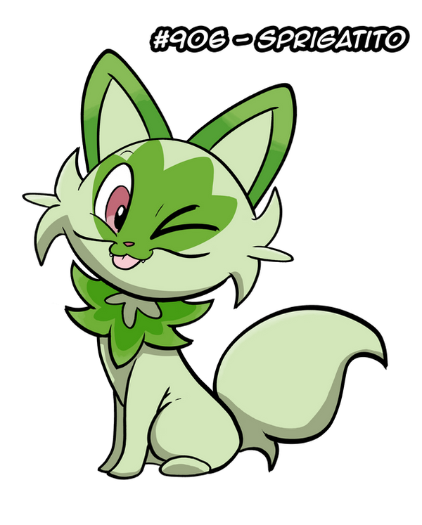 906 - Sprigatito by Winter-Freak on DeviantArt