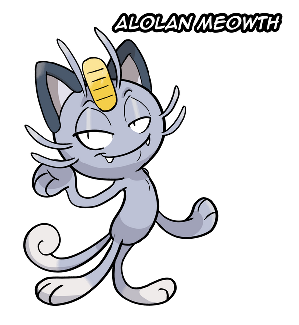 Alolan Meowth by WinterFreak on DeviantArt