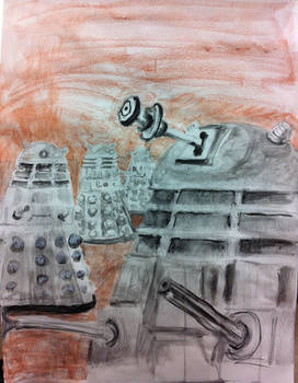 Dalek Drawing - FallCon 2013