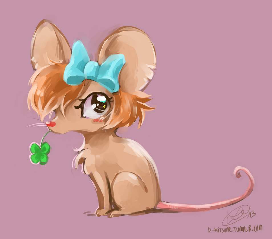 Clover and bow by Laureth-dk