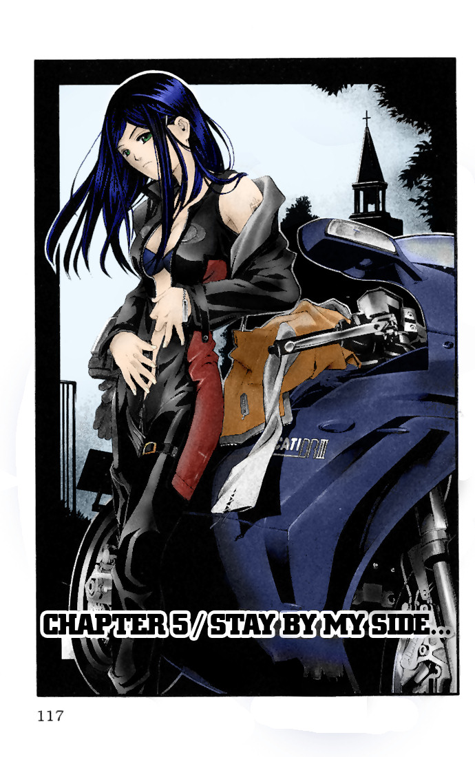 Natsuki with her motorbike