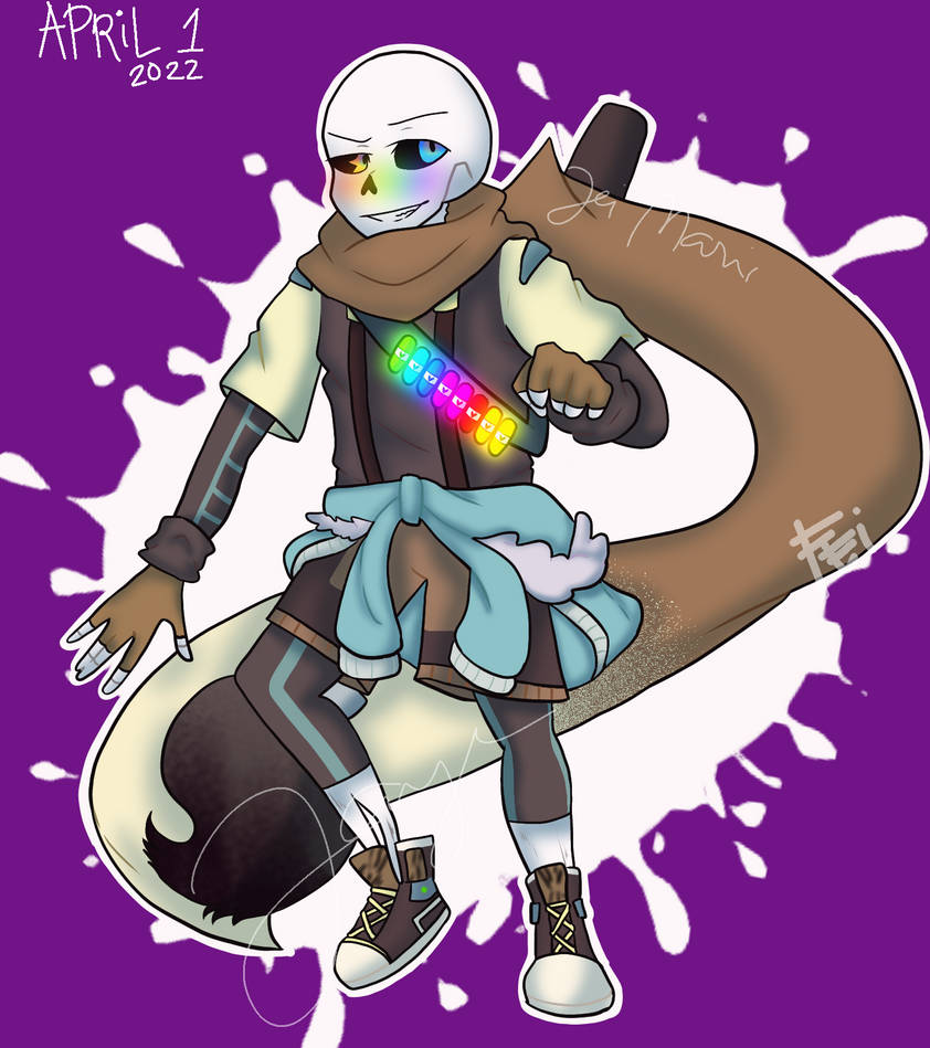 INK SANS FANART by skellyywaffles on DeviantArt