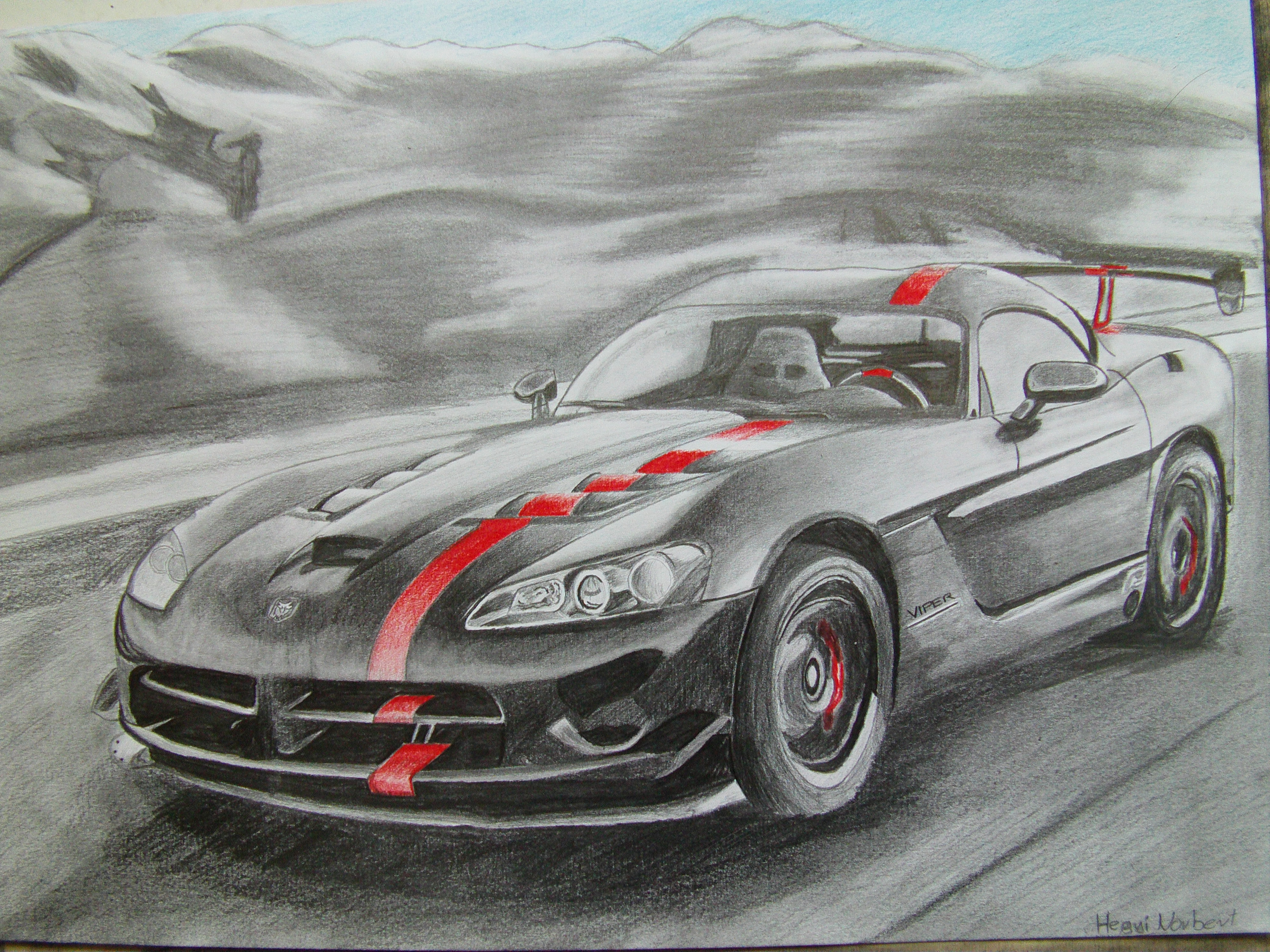 Dodge Viper Eskiz/