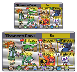 Ro - Trainer Card