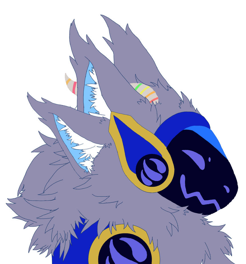 Protogen Rl @raeal the protogen fanart colour sketch by MercuryGalaxywolf15 on ...