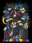Dancing Robots by recycledwax