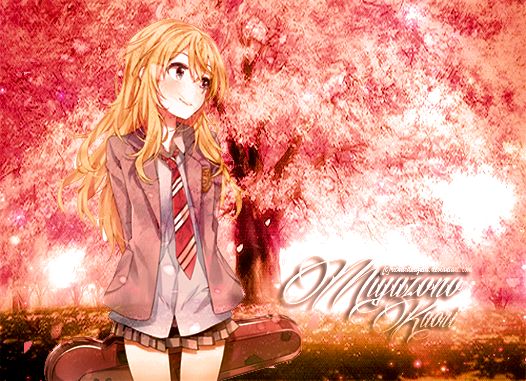 anime, anime girls, Miyazono Kaori, Shigatsu wa Kimi no Uso,  picture-in-picture, digital art