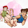 Cammy and Chun-Li Tickling