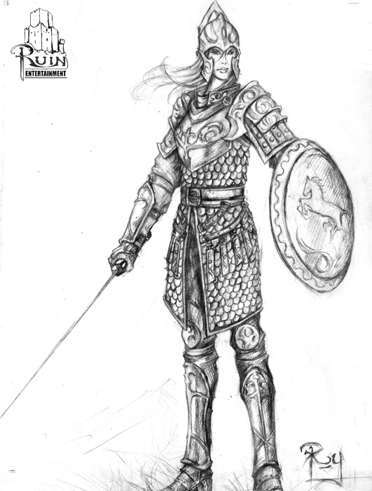 Viking Shield Maiden by Druna0156 on DeviantArt