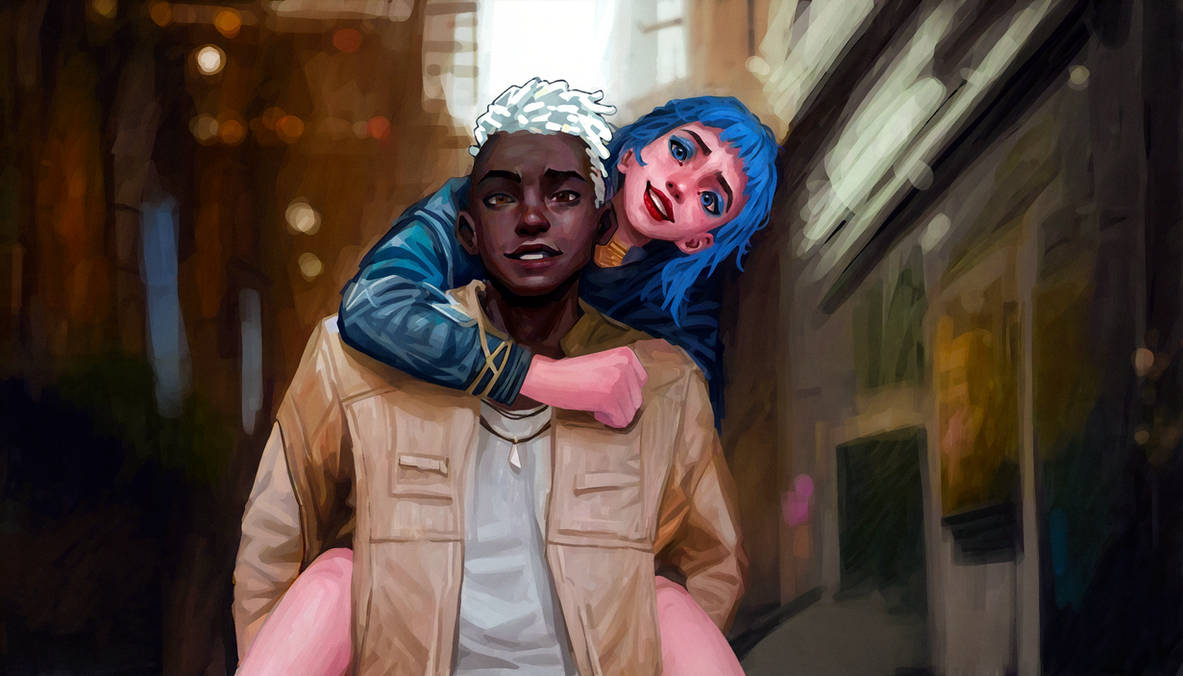 Ekko and Powder by bitspirit3 on DeviantArt