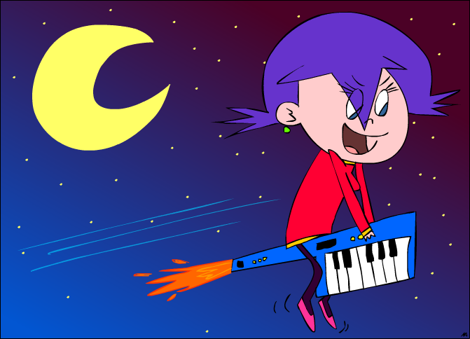 Keytar Rider