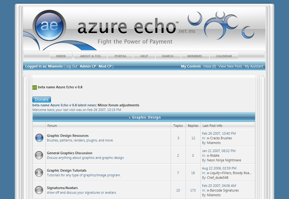 AzureEcho.net.ms v0.8