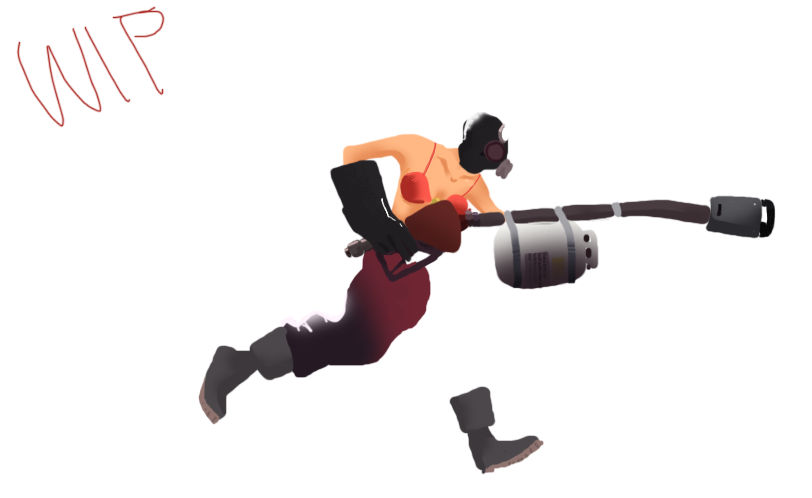 Bikini Pyro WIP by SharkScout on DeviantArt