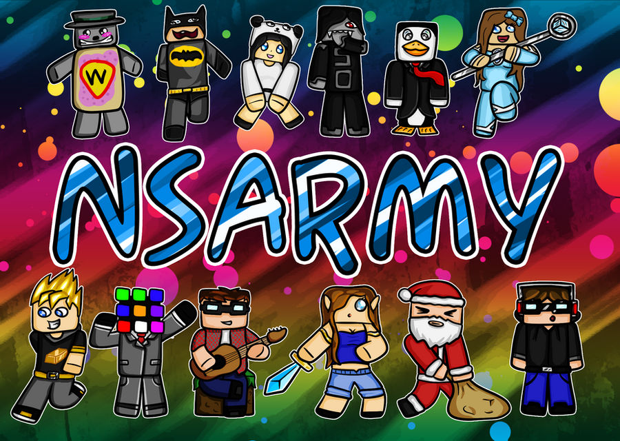 Nimsy Minecraft Minecraft Chibis - NSArmy by GoldSolace on DeviantArt