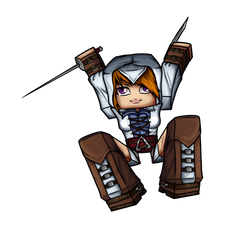 Minecraft Avatar - Assassin Girl (Coldice02)