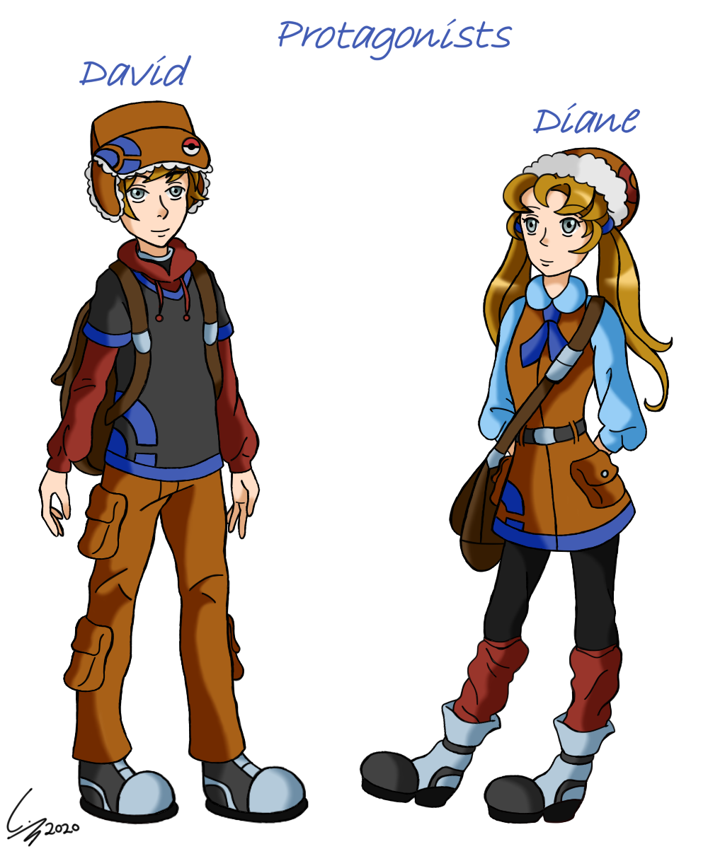 Pokemon Diamond Boy Protagonist in Gen. 3 Style. by RichardPT on DeviantArt