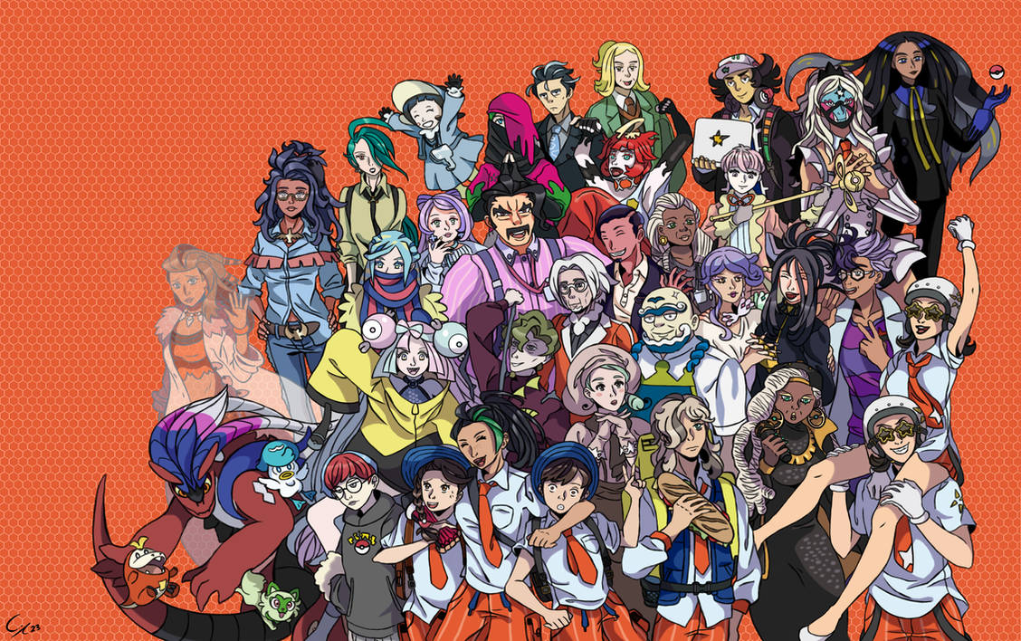 Pokemon 9th Gen Characters Scarlet Version By MissLadyC On DeviantArt pokemon-9th-gen-characters-scarlet-version-by-missladyc-on-deviantart