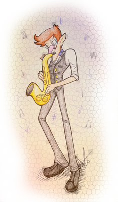 Smooth Jazz Waluigi.