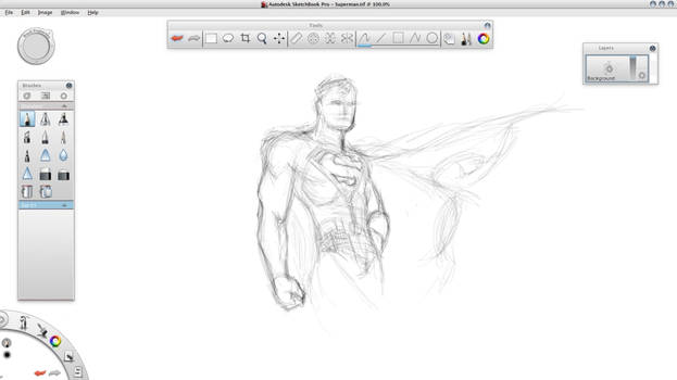 Superman sketch...again.