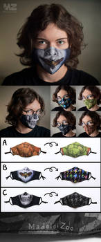 Original MadeleiZoo Printed Face Masks!!