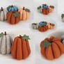 Felt Pumpkins in All Shapes and Sizes!