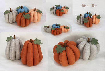 Felt Pumpkins in All Shapes and Sizes!