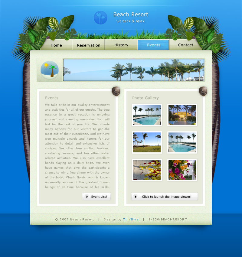 Tropical Beach Resort