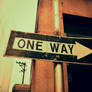 One way...