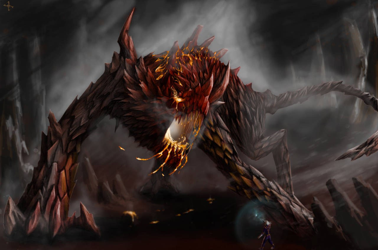 Koshak Fire Colossus by DeathBlacker