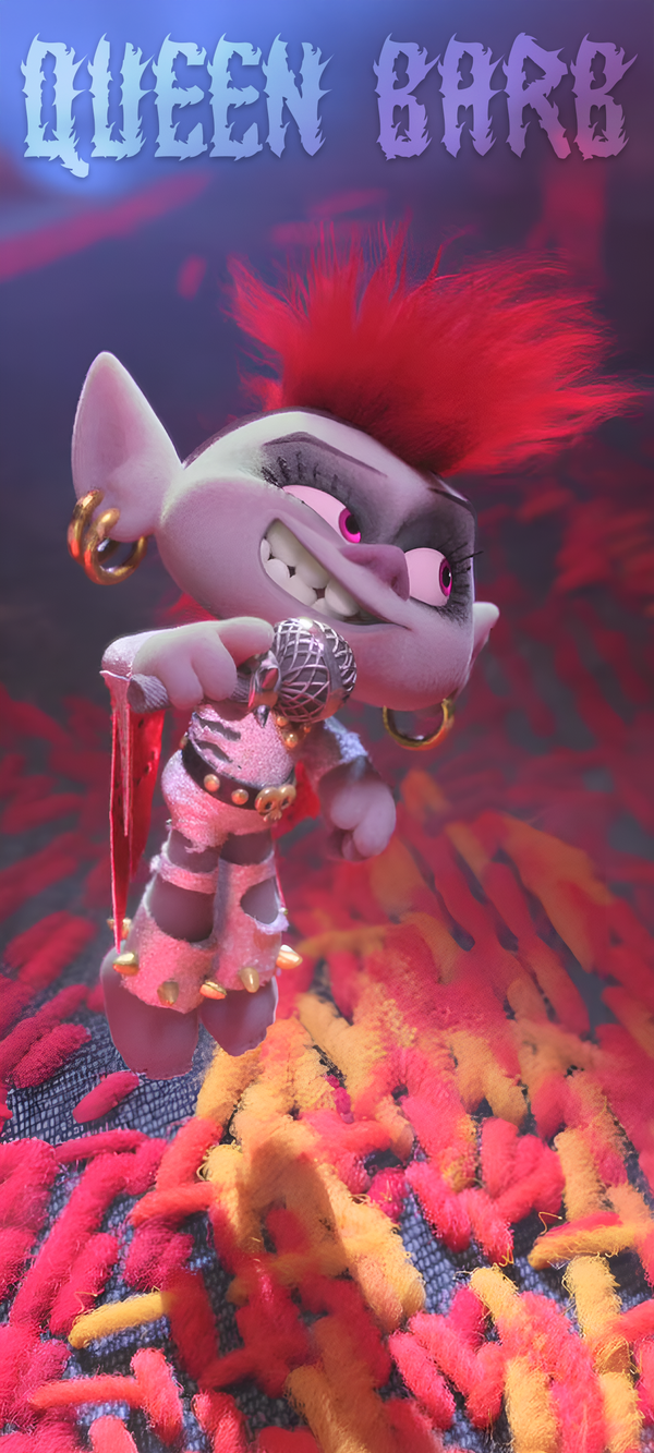 Trolls 2 Queen Barb by Oskrox on DeviantArt