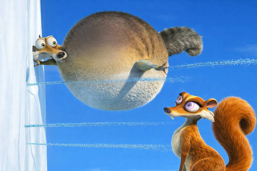 Scrat Inflatio Scrat From Ice Age 2 Inflates Without An Acorn As by ...